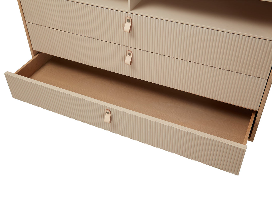 Cr�me 3-Drawer Dresser