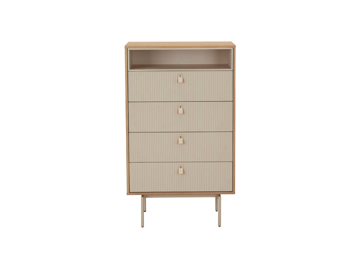 Cr�me 4-Drawer Chest