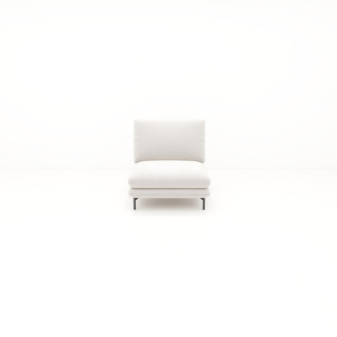 CREME II SOFA 1 SEATER ARMLESS