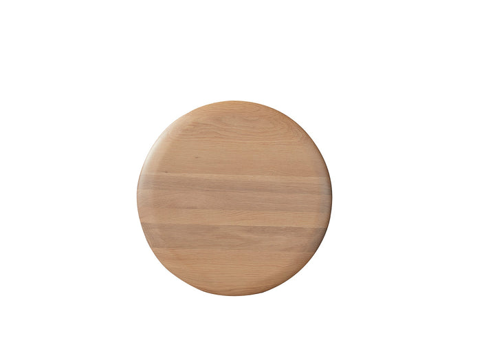 Volta End Table Dia 45*50Cm Solid Oak