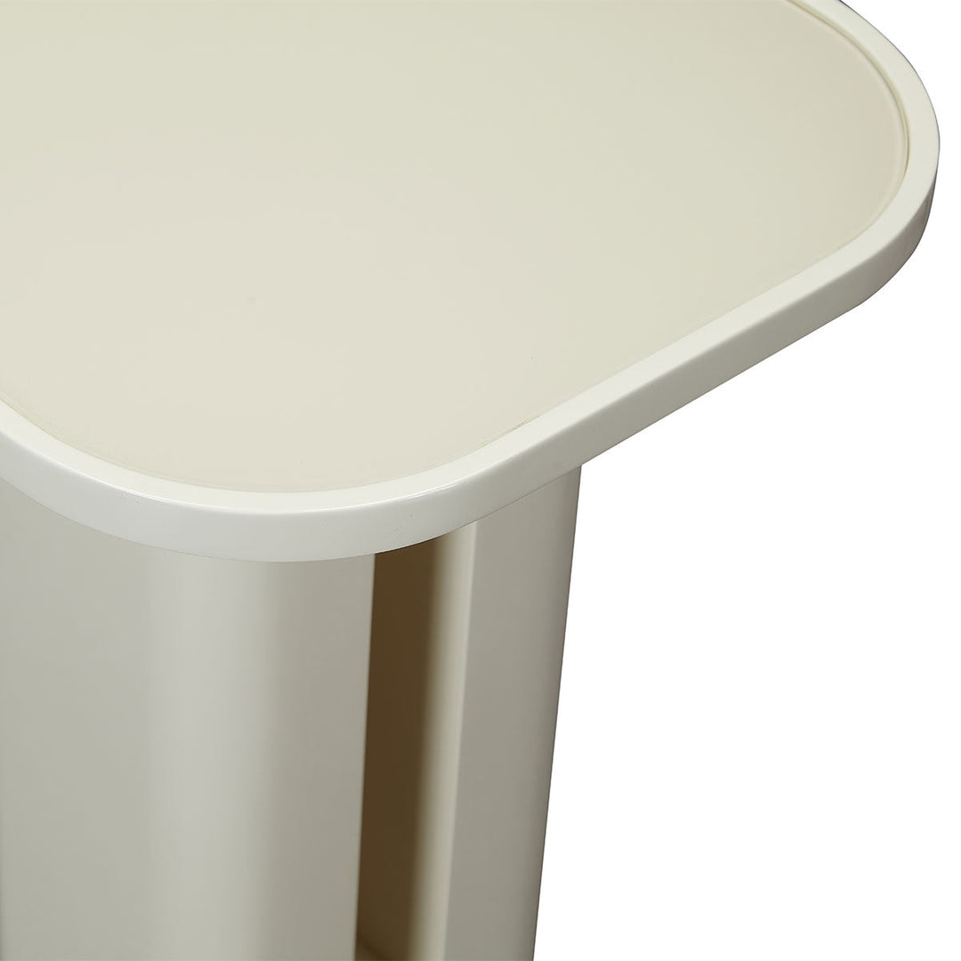 Hotel Paradiso Martini End Table - White