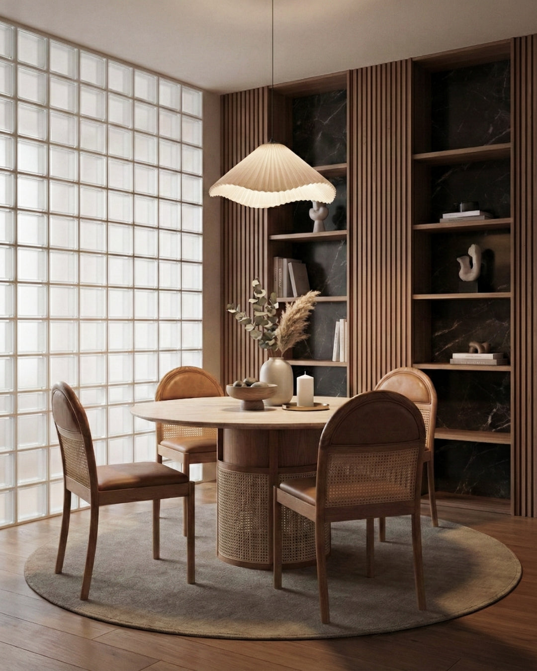 Siena Dining Table Dia150*75 Cm Matte Oak