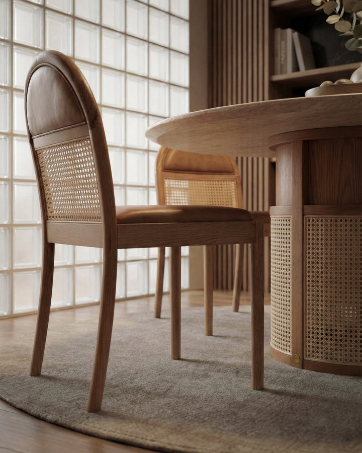 Siena Side Chair 50.5*55*87 Cm Matte Oak/L123