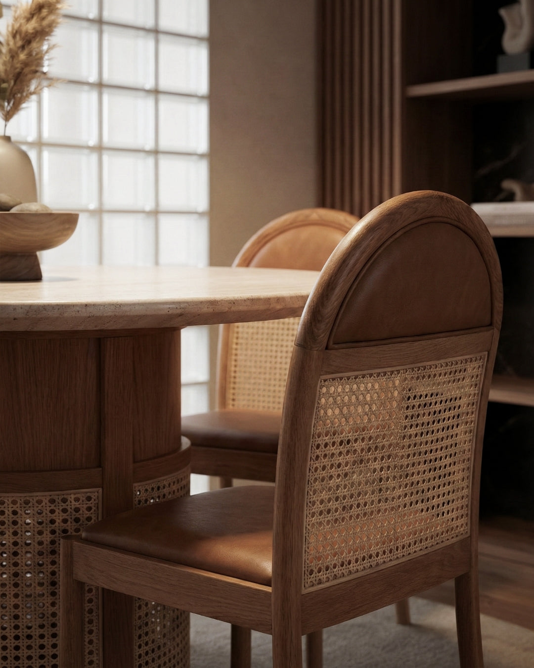 Siena Side Chair 50.5*55*87 Cm Matte Oak/L123